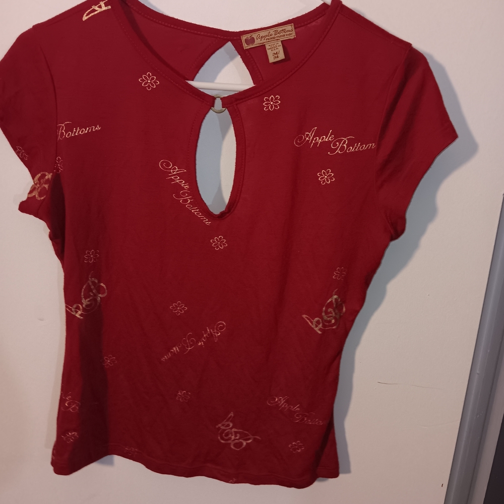 Apple Bottoms Red Women's Top